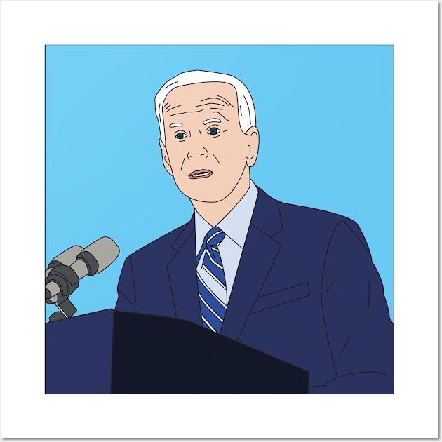 Joe Biden Wall Art by mrcatguys